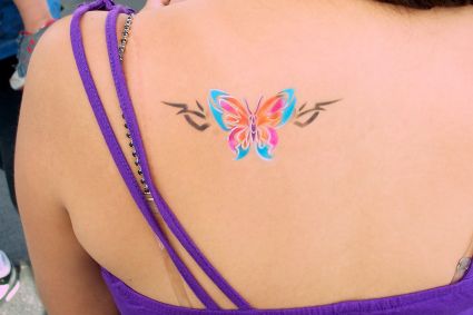 Butterfly Airbrush Tattoo